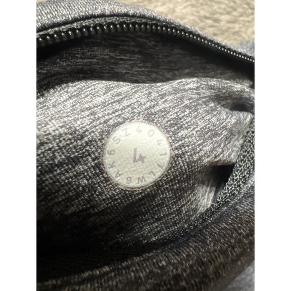 Lululemon Speed Up Crop (21") Heathered Black Size 4 Pockets - Picture 3 of 3